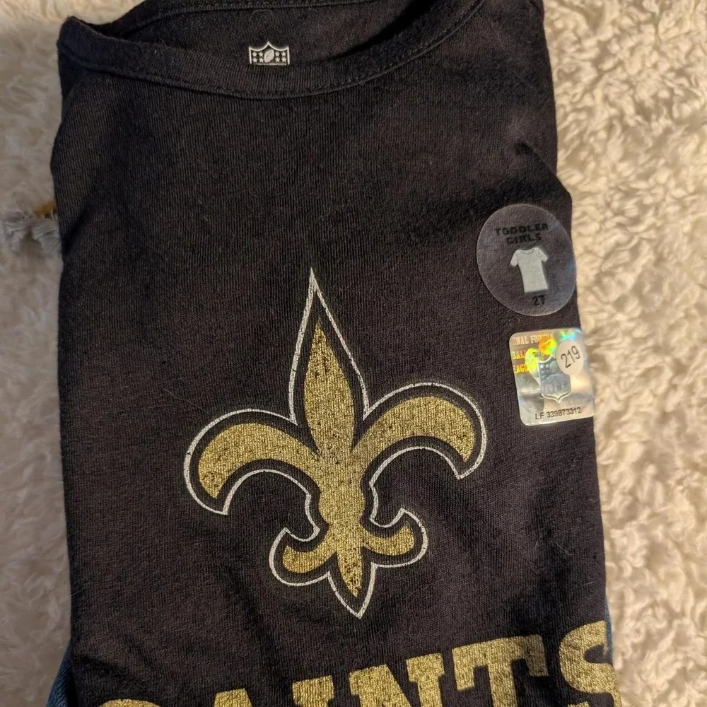 2T NFL Saints babygirl outfit
